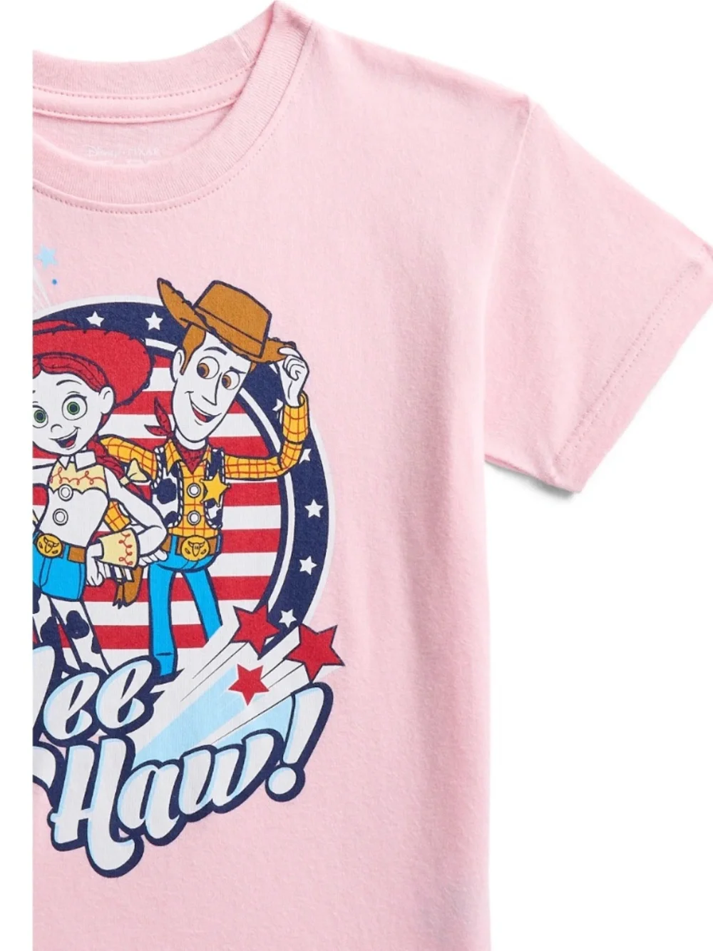 Toy Story Girls Pink Jessie and Woody Tee Shirt Size 5T NWT